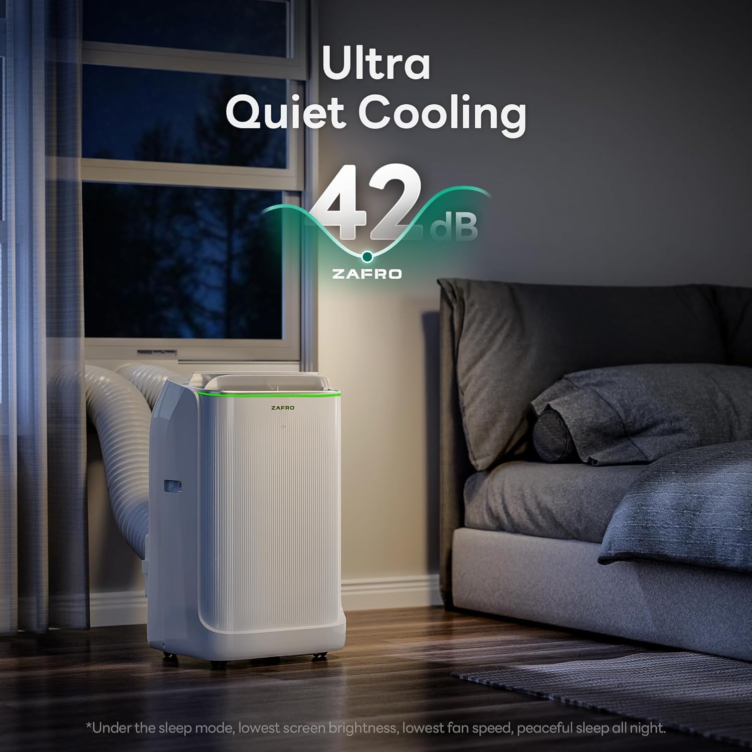 ZAFRO 14,000 BTU Quiet Portable Air Conditioner